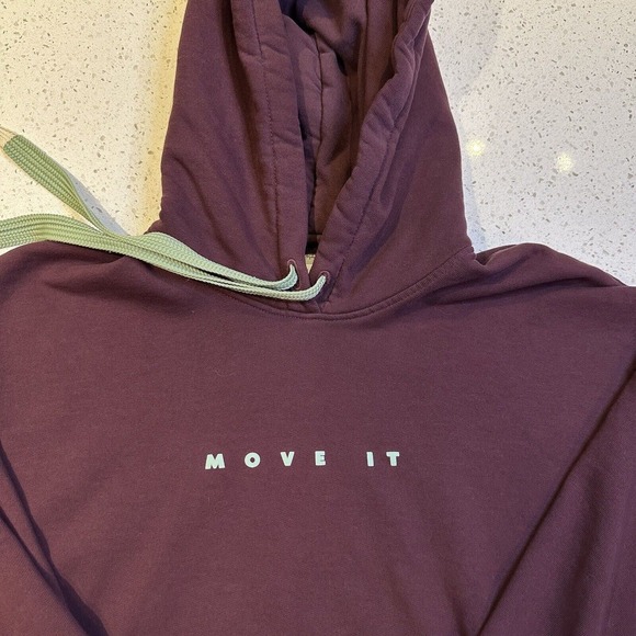 Mother Move It Collection Womens Logo Whip It Hoodie Loungewear Size Medium - Picture 3 of 8